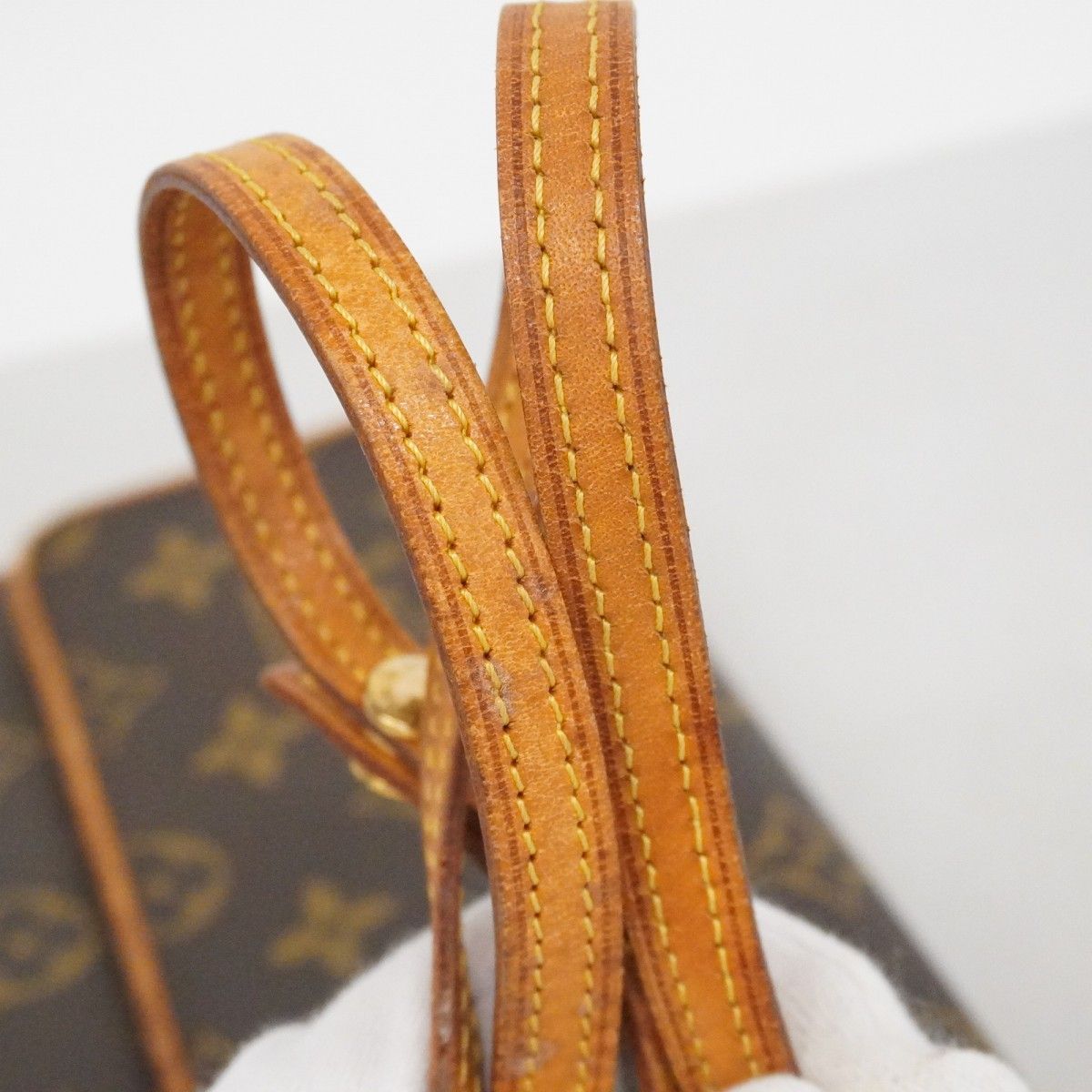 Louis Vuitton Shoulder Bag Monogram Pochette Twin GM Brown — view 9
