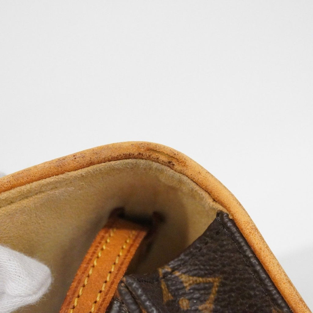 Louis Vuitton Shoulder Bag Monogram Pochette Twin GM Brown — view 8