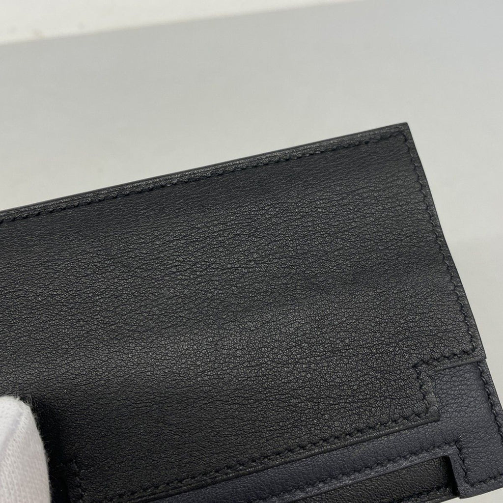 Hermes Card Case Multicolor Swift Black — view 7