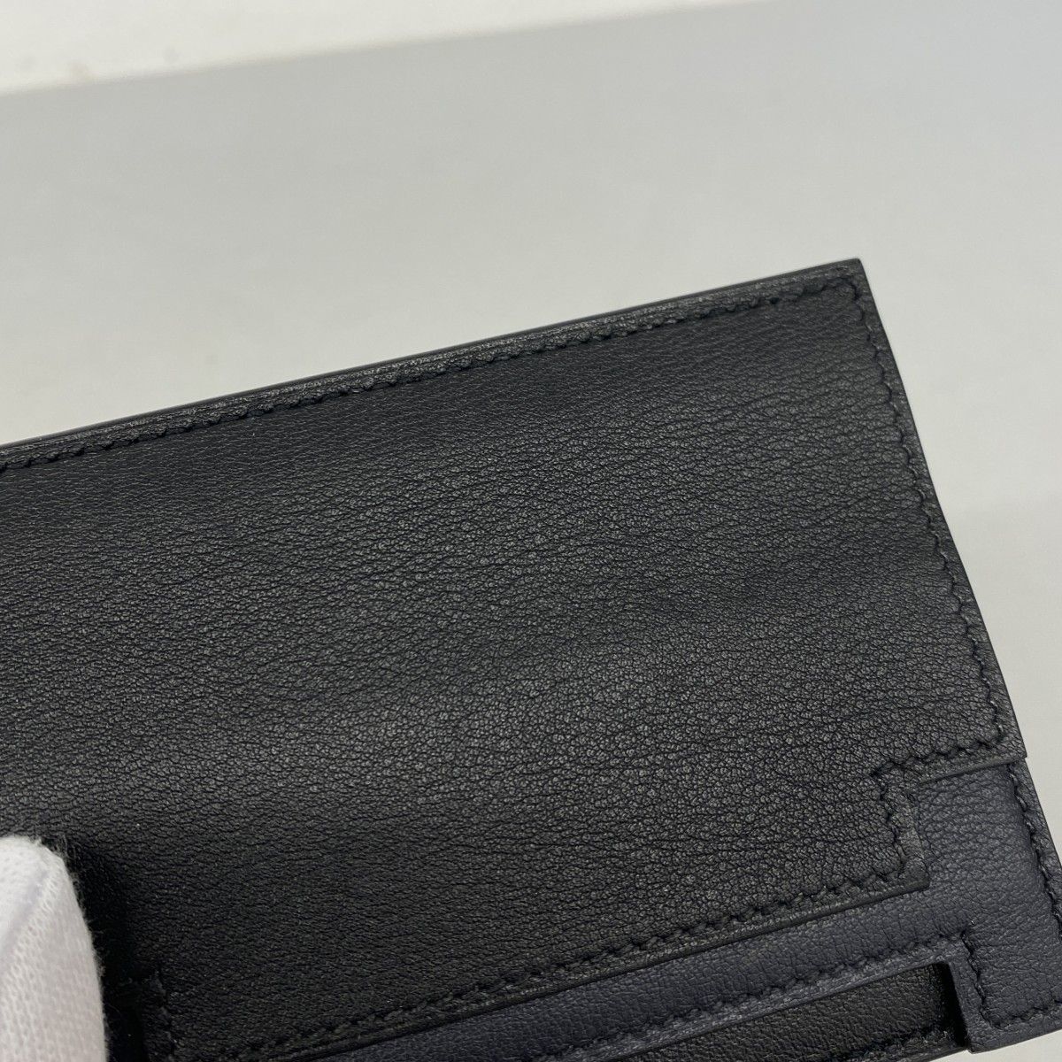 Hermes Card Case Multicolor Swift Black — view 7