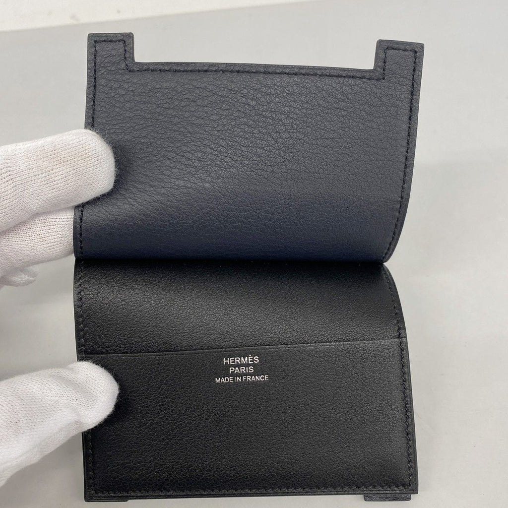 Hermes Card Case Multicolor Swift Black — view 3