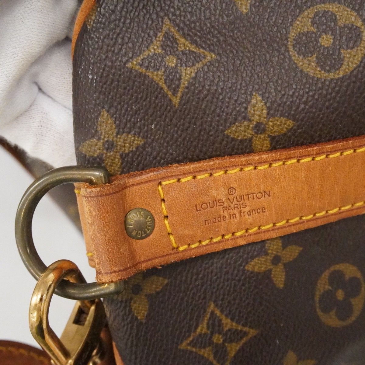 Louis Vuitton Boston Bag Monogram Keepall Bandouliere 60 Brown — view 5