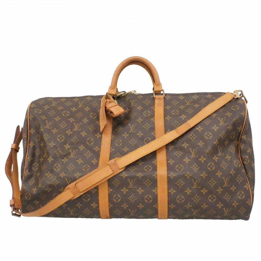 Louis Vuitton Boston Bag Monogram Keepall Bandouliere 60 Brown