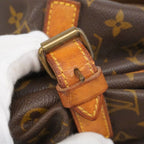 Louis Vuitton Shoulder Bag Monogram Saumur 35 Brown — view 9