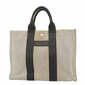 Hermes Handbag Sac Anne PM Toilet Ash Leather Black Silver