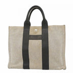 Hermes Handbag Sac Anne PM Toilet Ash Leather Black Silver