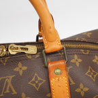 Louis Vuitton Boston Bag Monogram Keepall 55 Brown — view 9
