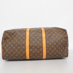 Louis Vuitton Boston Bag Monogram Keepall 55 Brown — view 3