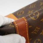 Louis Vuitton Boston Bag Monogram Keepall 55 Brown — view 7