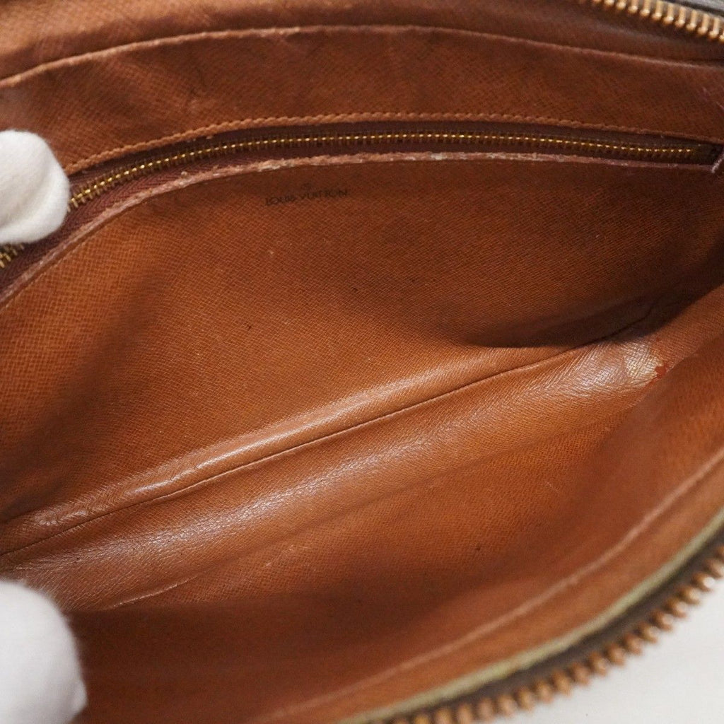 Louis Vuitton Clutch Monogram Marly Dragonne GM Brown — view 4