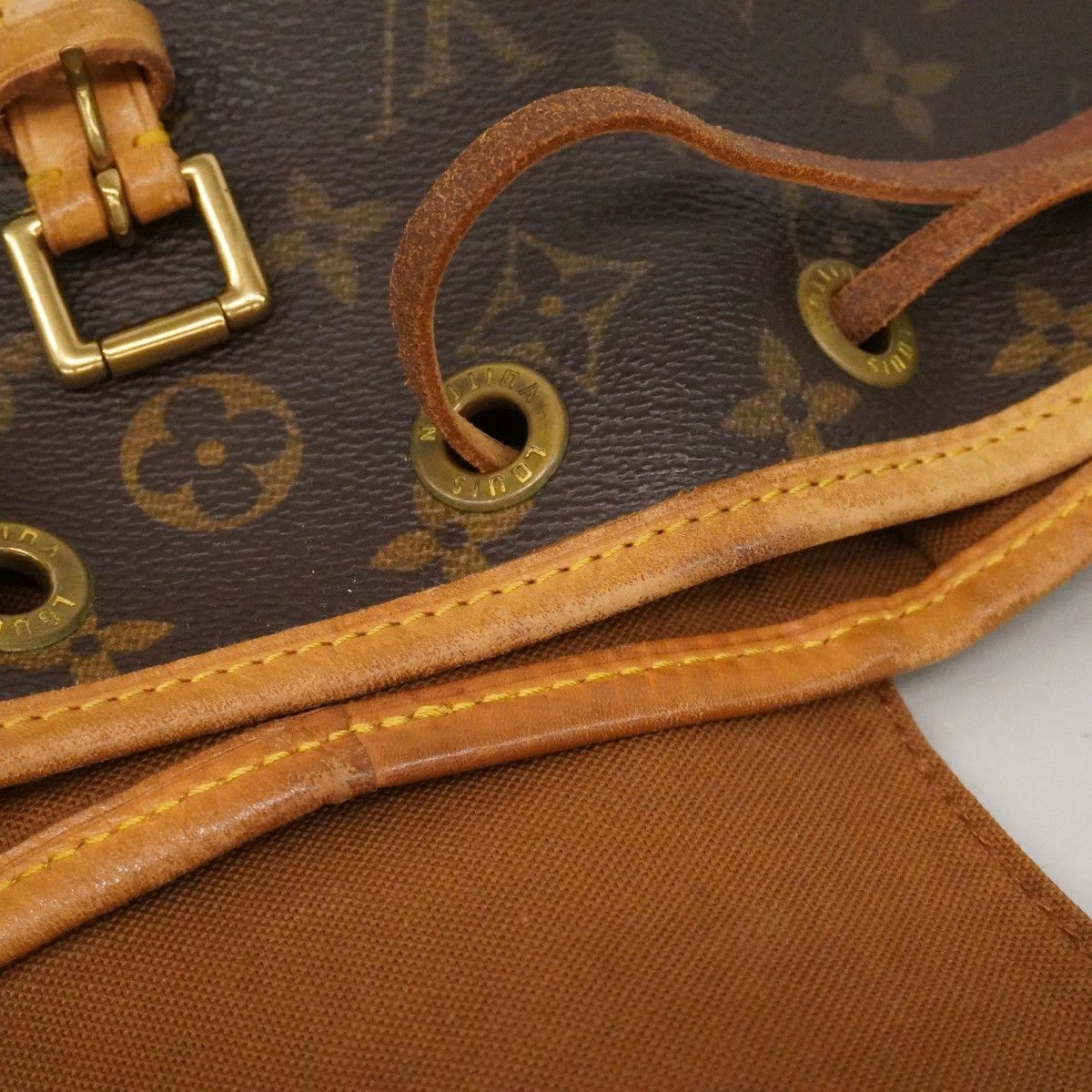 Louis Vuitton Backpack Monogram Mini Montsouris Brown — view 9