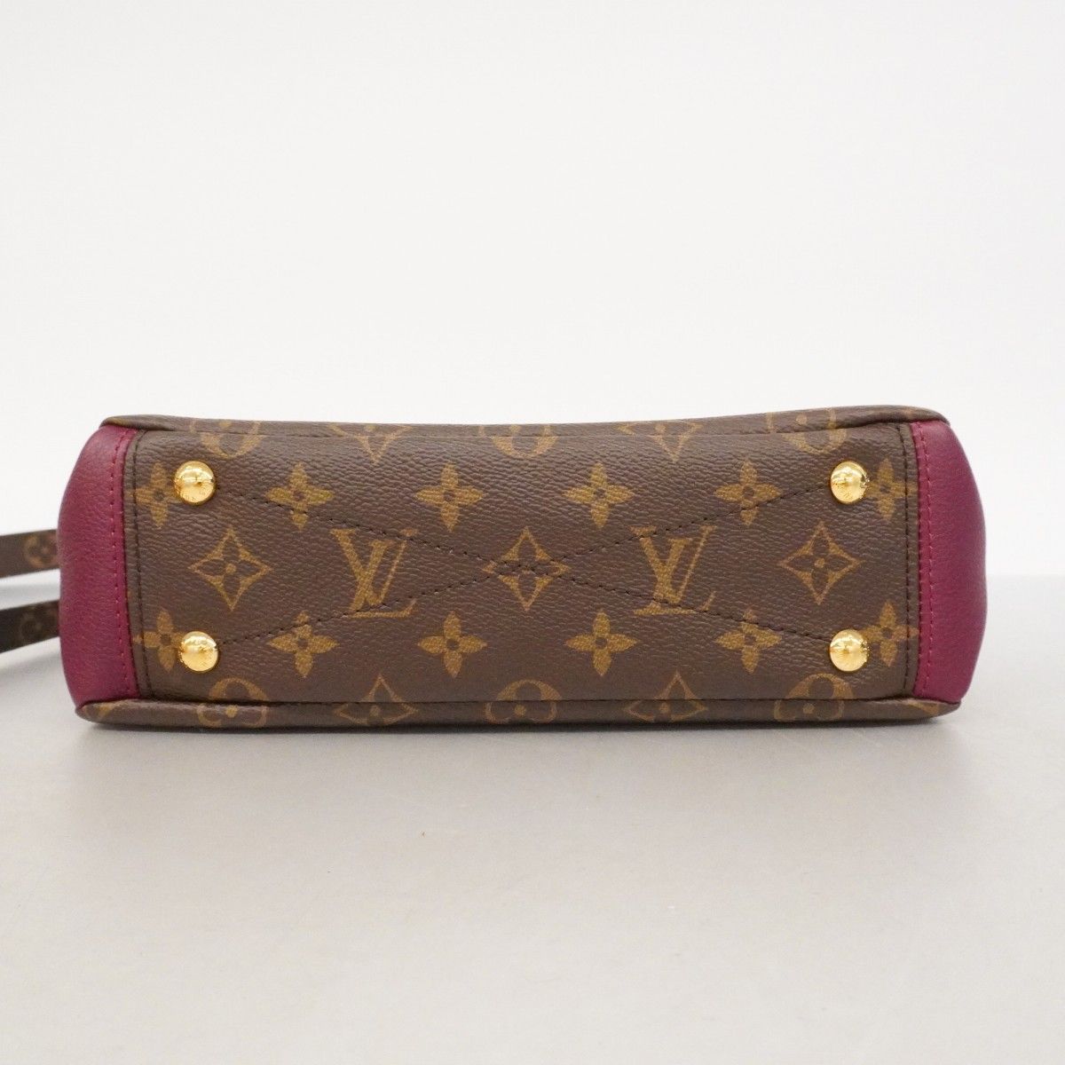 Louis Vuitton Handbag Monogram Pallas BB Brown Leather 2-Way — view 3