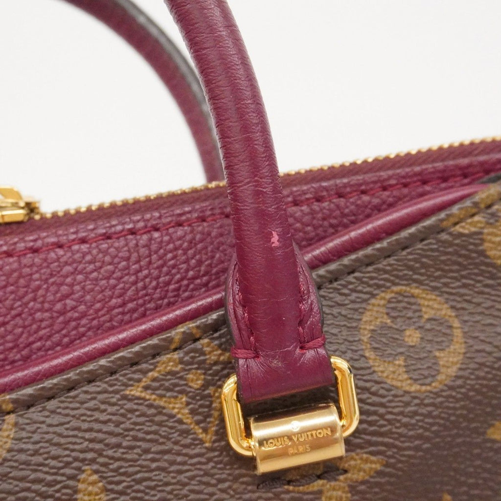 Louis Vuitton Handbag Monogram Pallas BB Brown Leather 2-Way — view 6
