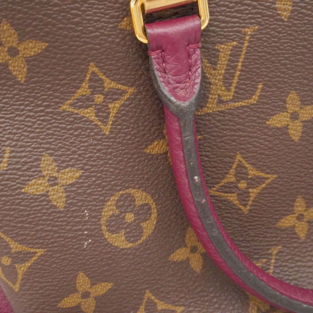 Louis Vuitton Handbag Monogram Pallas BB Brown Leather 2-Way — view 7