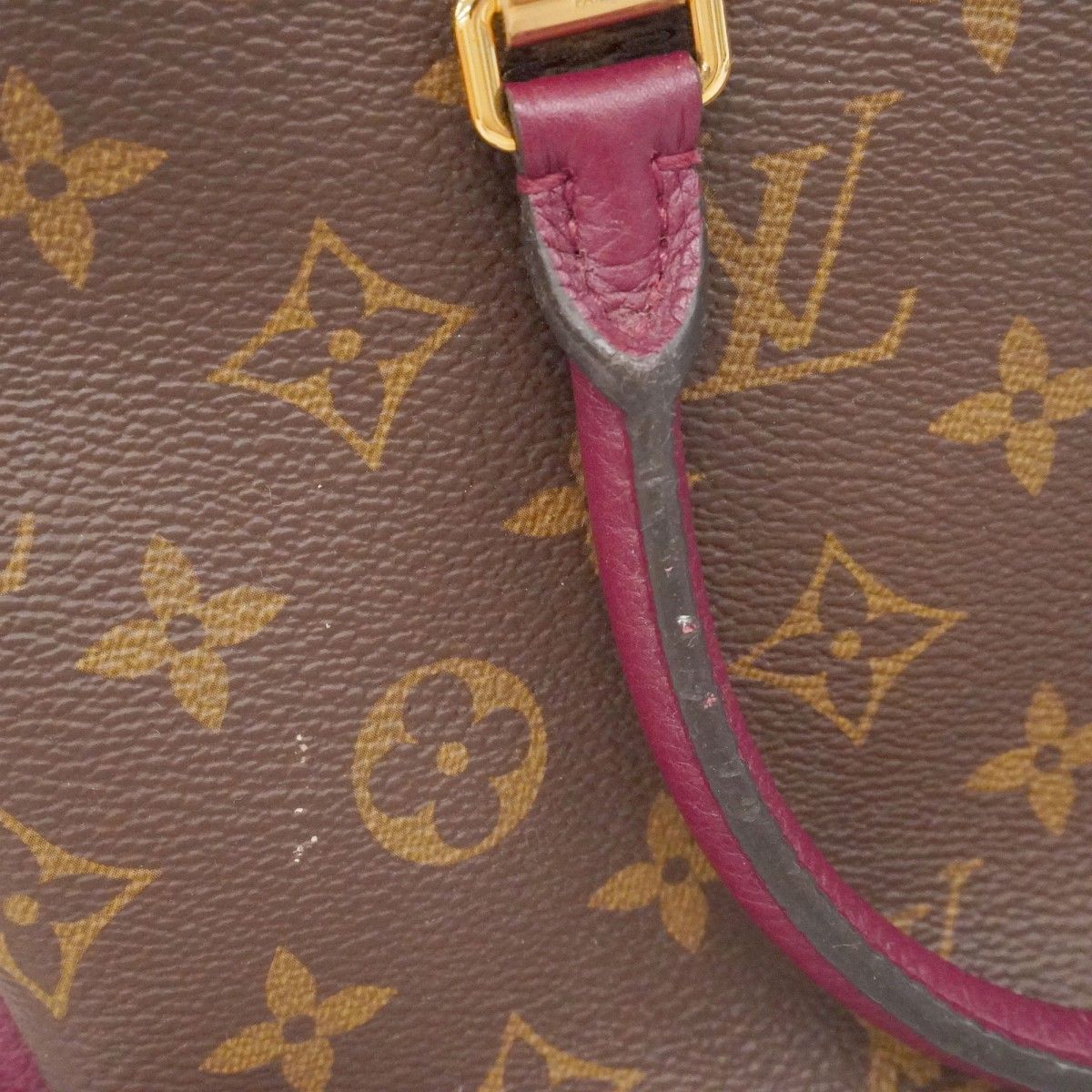 Louis Vuitton Handbag Monogram Pallas BB Brown Leather 2-Way — view 7