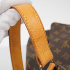Louis Vuitton Shoulder Bag Monogram Musette Brown — view 8