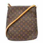 Louis Vuitton Shoulder Bag Monogram Musette Brown