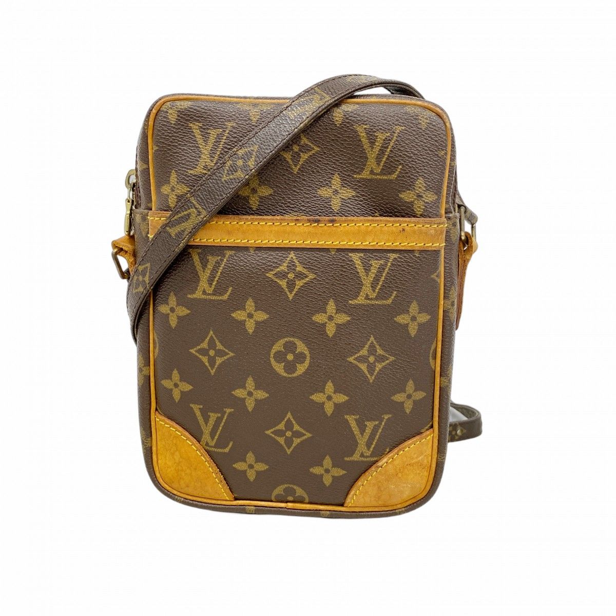 Louis Vuitton Shoulder Bag Monogram Danube Brown