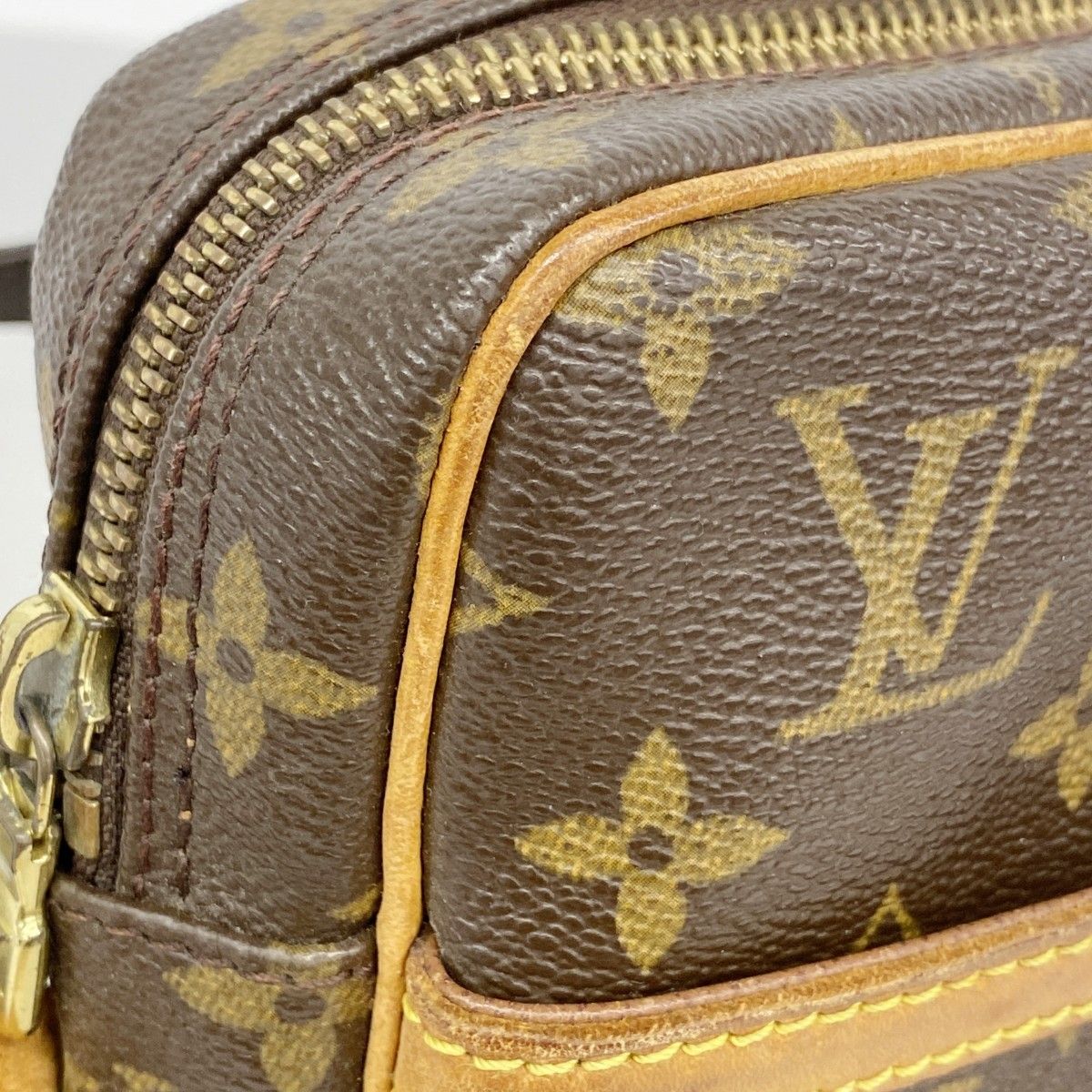 Louis Vuitton Shoulder Bag Monogram Danube Brown — view 8