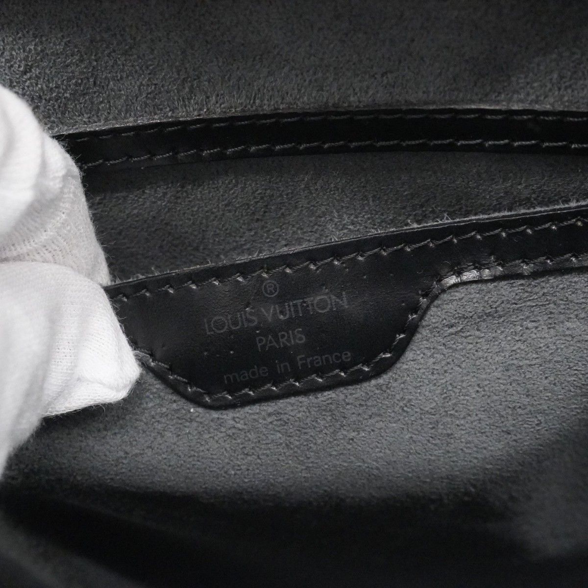 Louis Vuitton Handbag Epi Saint Jacques Noir — view 5