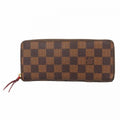 Louis Vuitton Wallet Damier Portefeuille Clemence Ebene Cerise
