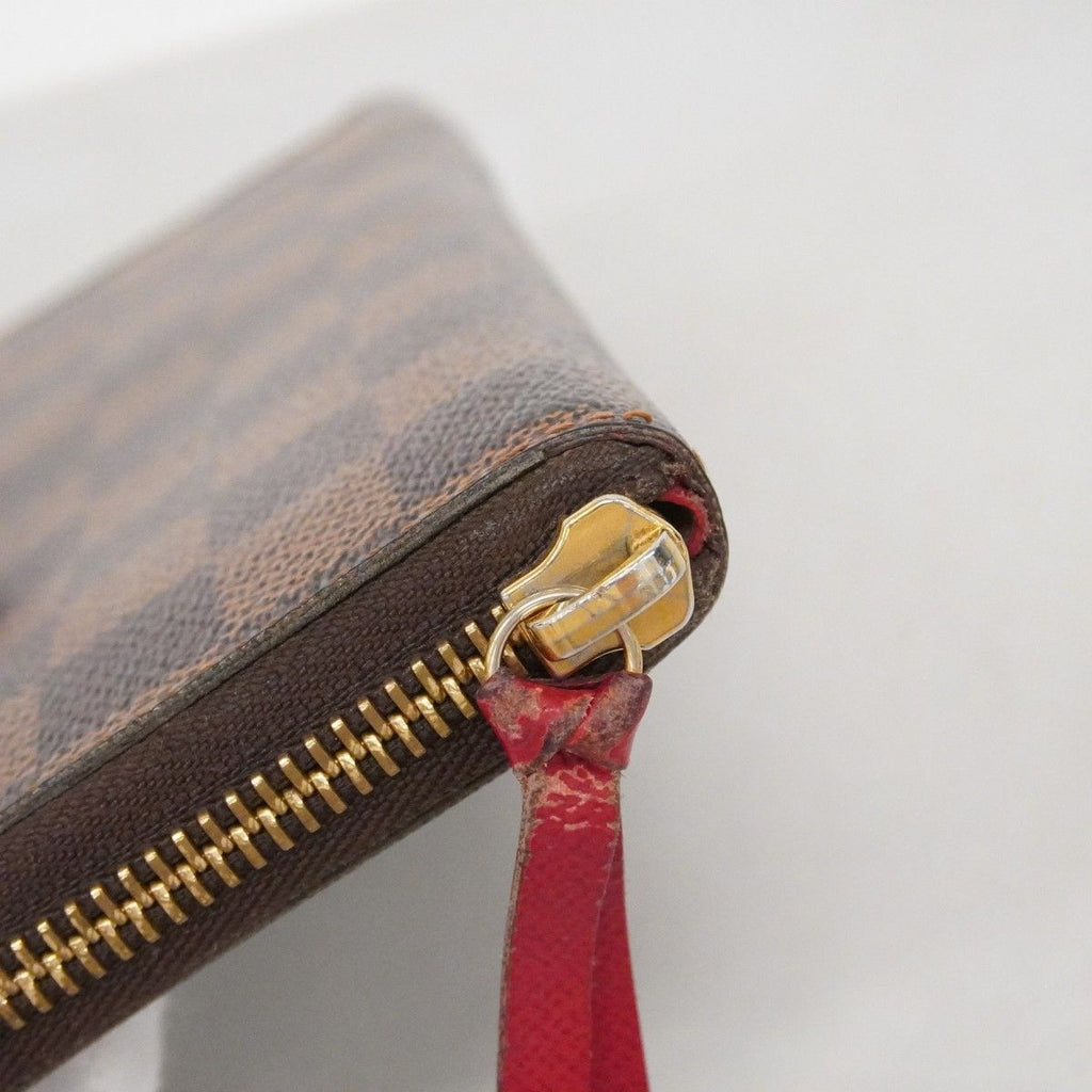 Louis Vuitton Wallet Damier Portefeuille Clemence Ebene Cerise — view 8