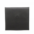 Hermes Coin Case Bastia Verso Veau Epsom Black Kanobi Silver