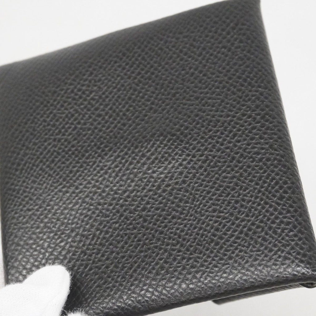 Hermes Coin Case Bastia Verso Veau Epsom Black Kanobi Silver — view 8