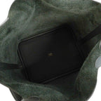 Hermes Handbag Picotin Lock MM Taurillon Clemence Vert Mangrove Gold — view 4