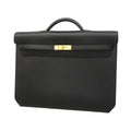 Hermes Briefcase Kelly Depeche 36 Veau Epsom Black Gold