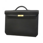 Hermes Briefcase Kelly Depeche 36 Veau Epsom Black Gold