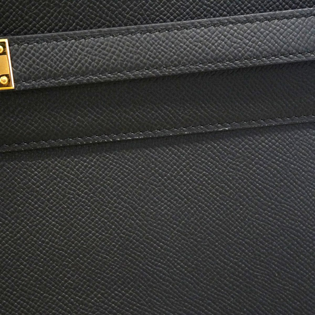 Hermes Briefcase Kelly Depeche 36 Veau Epsom Black Gold — view 7