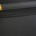 Hermes Briefcase Kelly Depeche 36 Veau Epsom Black Gold — view 7