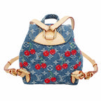 Louis Vuitton Backpack Monogram Cherry LV Takashi Murakami Venice Blue — view 8