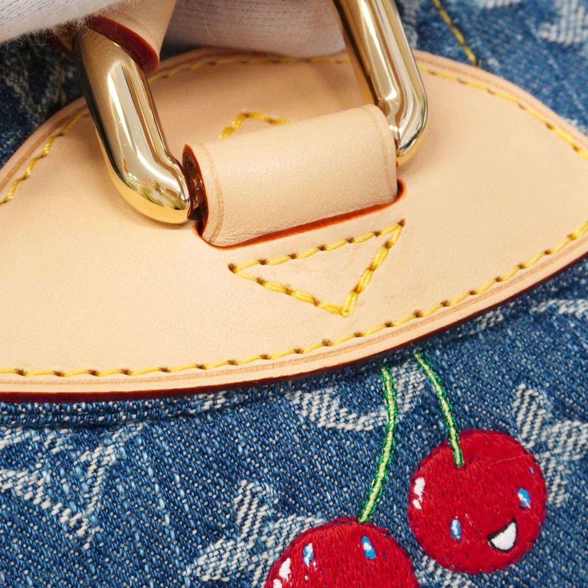 Louis Vuitton Backpack Monogram Cherry LV Takashi Murakami Venice Blue — view 7