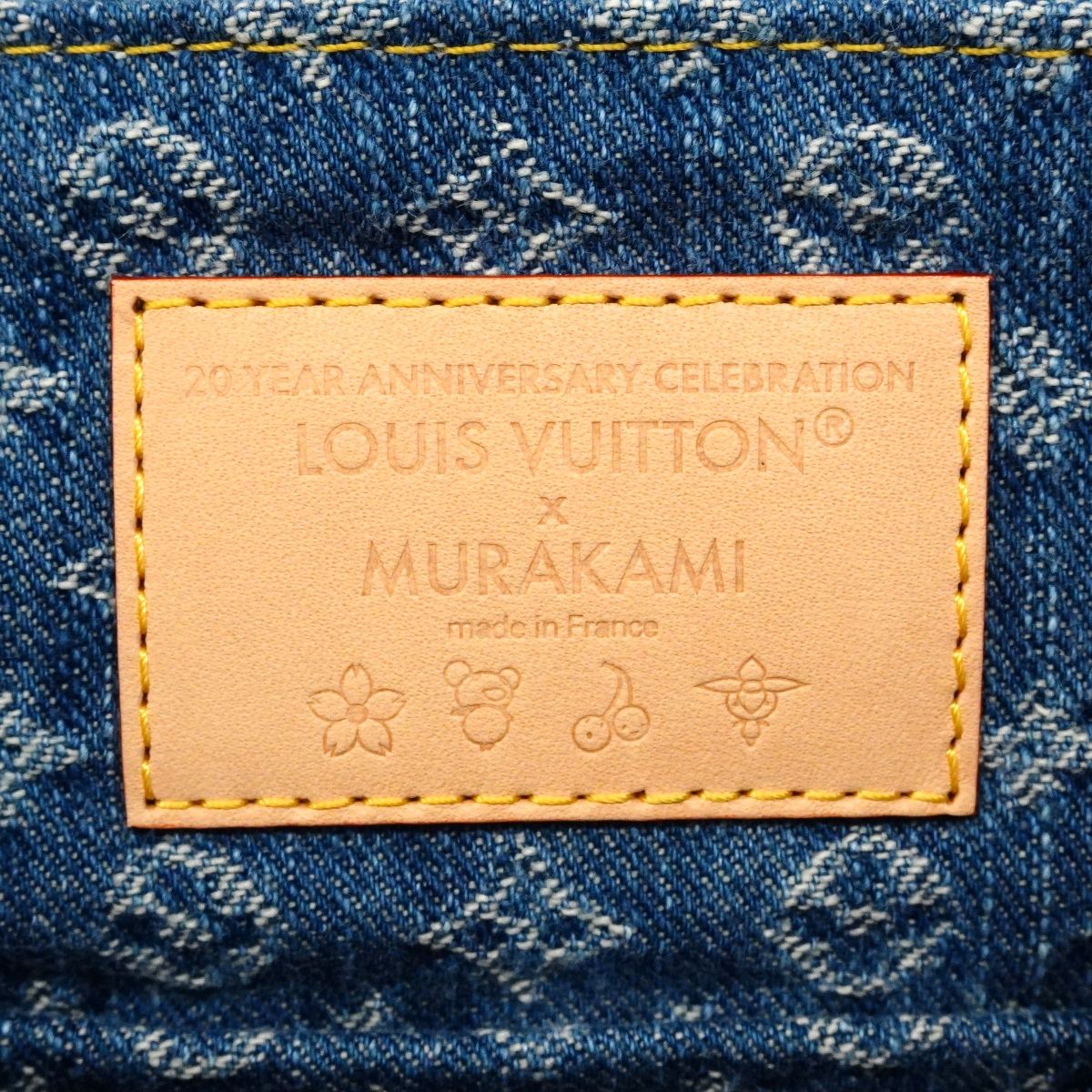 Louis Vuitton Backpack Monogram Cherry LV Takashi Murakami Venice Blue — view 5