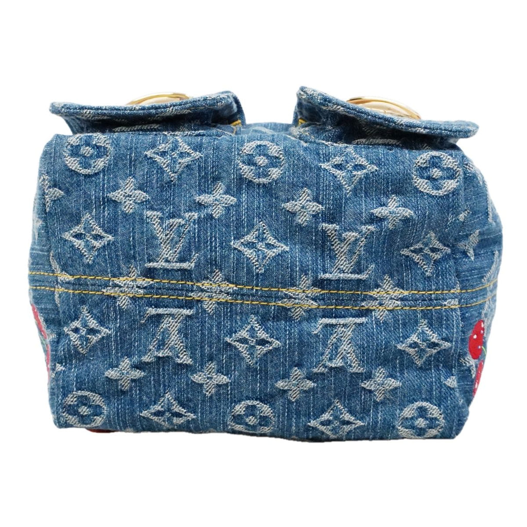 Louis Vuitton Backpack Monogram Cherry LV Takashi Murakami Venice Blue — view 3