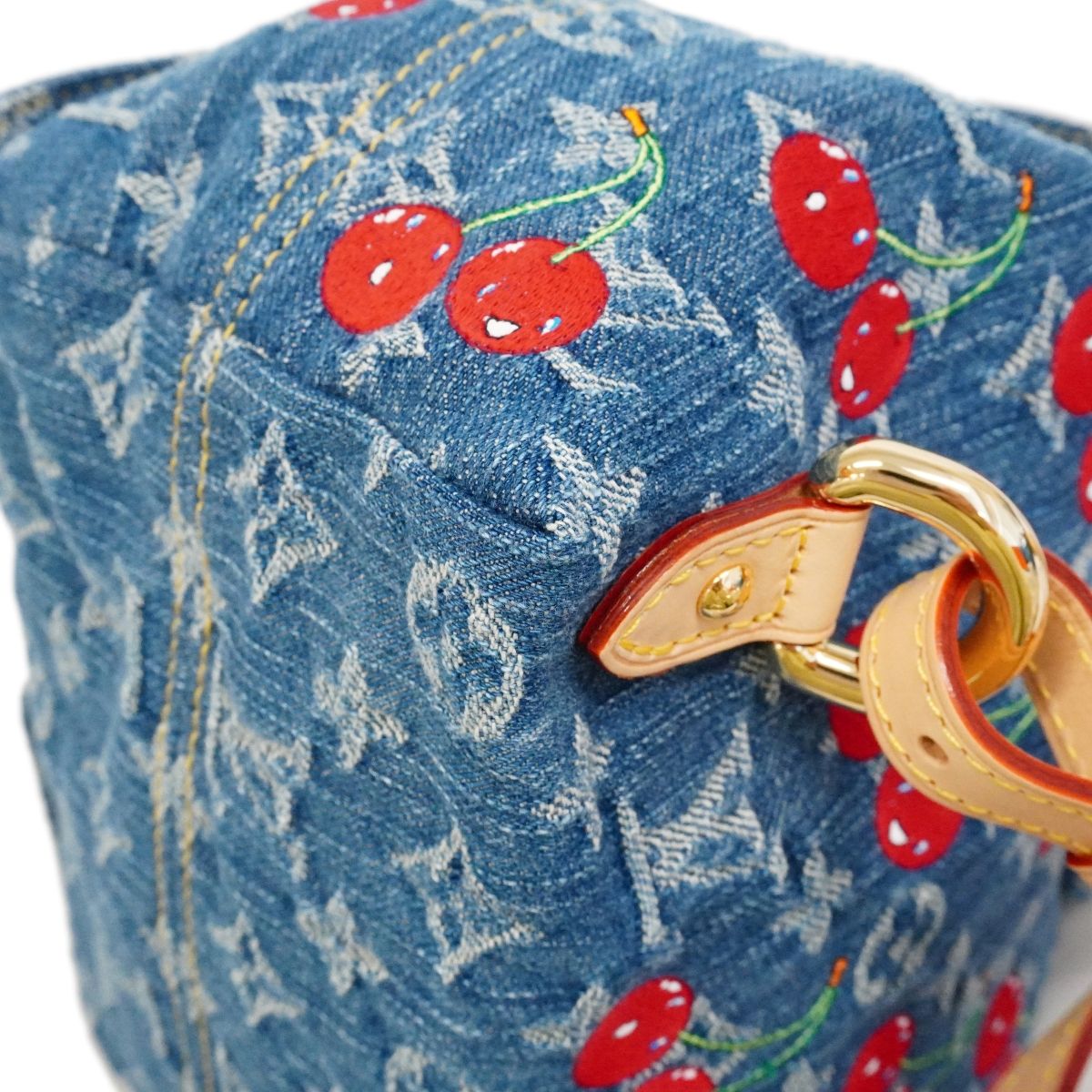 Louis Vuitton Backpack Monogram Cherry LV Takashi Murakami Venice Blue — view 6