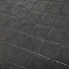 Chanel Shoulder Bag Quilted Lambskin Black Gold — view 8