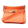 Hermes Shoulder Bag Gipsiere 34 Taurillon Clemence Vert Clair Silver