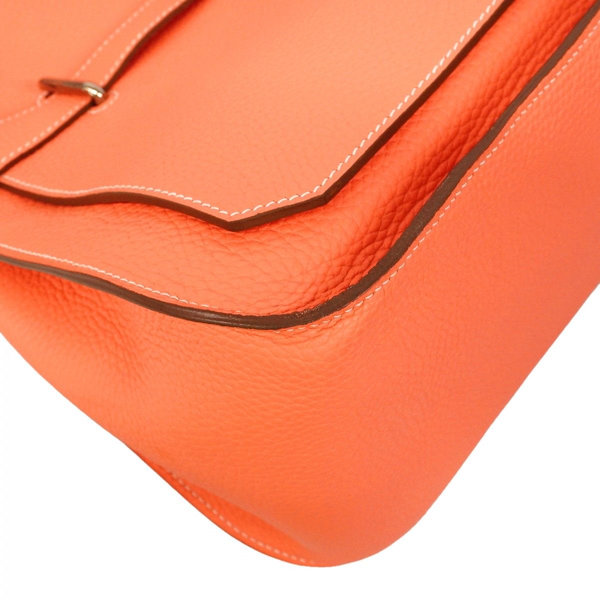 Hermes Shoulder Bag Gipsiere 34 Taurillon Clemence Vert Clair Silver — view 6