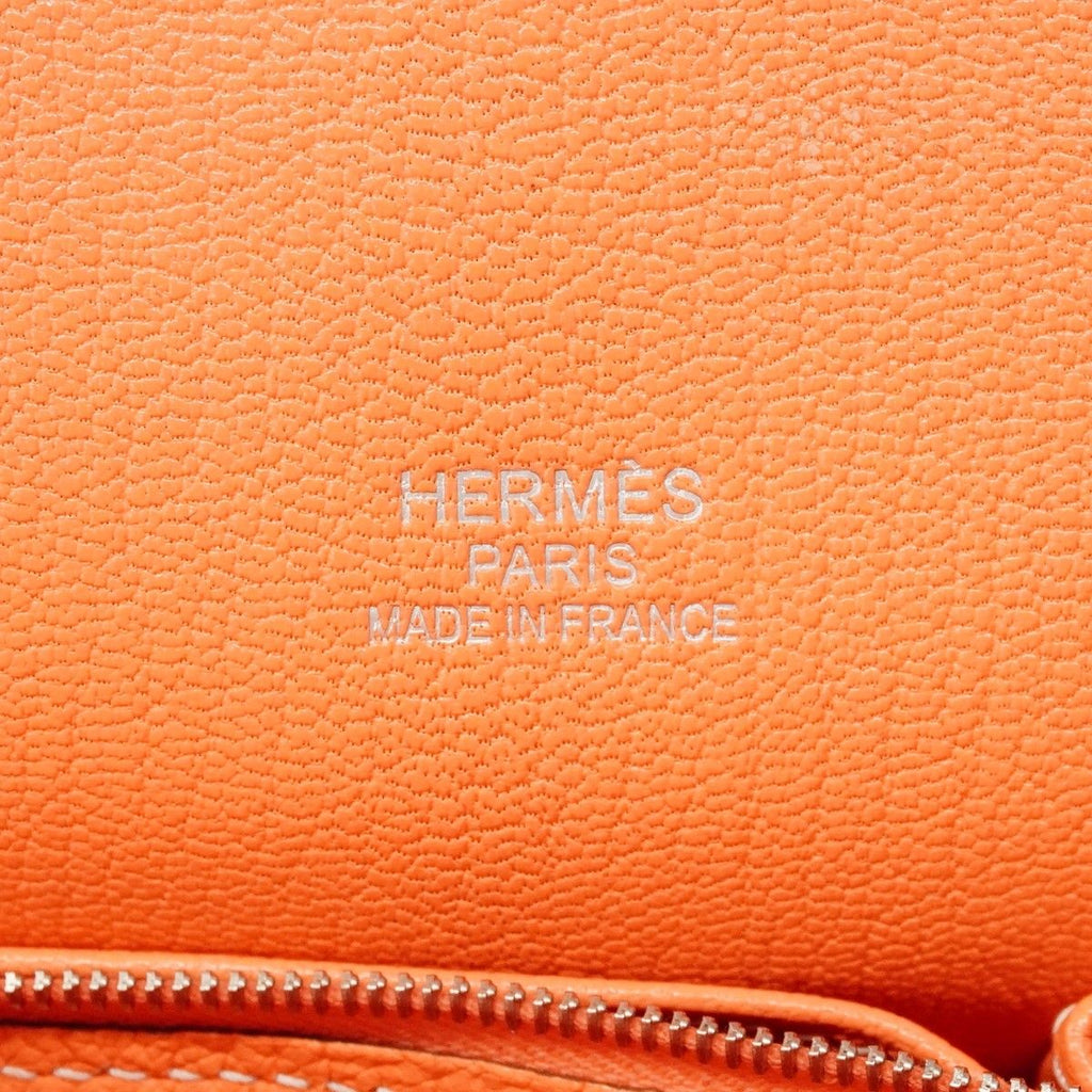Hermes Shoulder Bag Gipsiere 34 Taurillon Clemence Vert Clair Silver — view 5