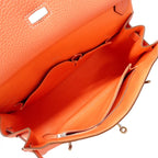 Hermes Shoulder Bag Gipsiere 34 Taurillon Clemence Vert Clair Silver — view 4