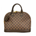 Louis Vuitton Handbag Damier Alma PM Ebene