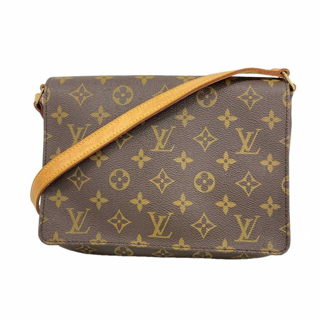 Louis Vuitton Shoulder Bag Monogram Musette Tango Short Strap Brown