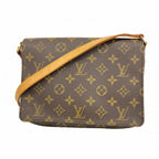 Louis Vuitton Shoulder Bag Monogram Musette Tango Short Strap Brown