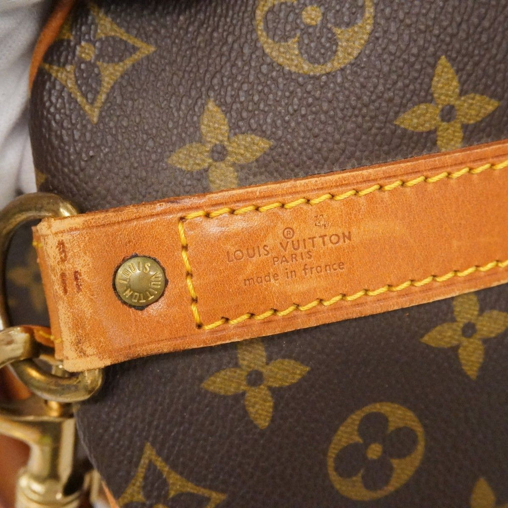 Louis Vuitton Boston Bag Monogram Keepall Bandouliere 55 Brown — view 5