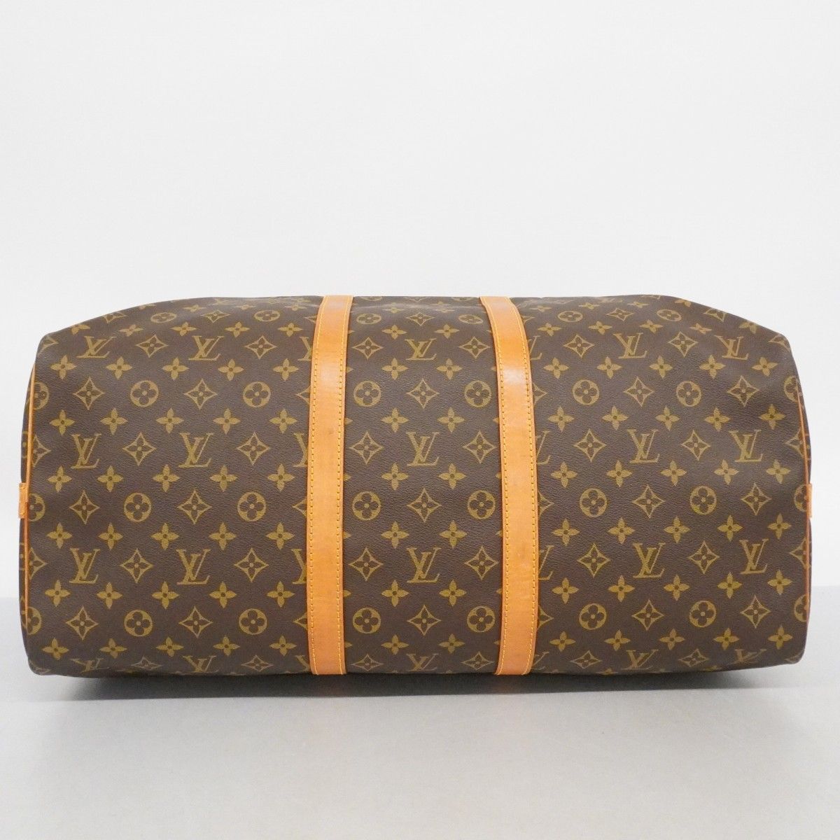 Louis Vuitton Boston Bag Monogram Keepall Bandouliere 55 Brown — view 3