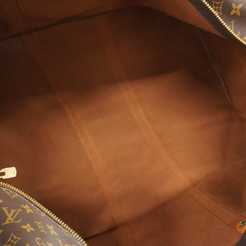 Louis Vuitton Boston Bag Monogram Keepall Bandouliere 55 Brown — view 4