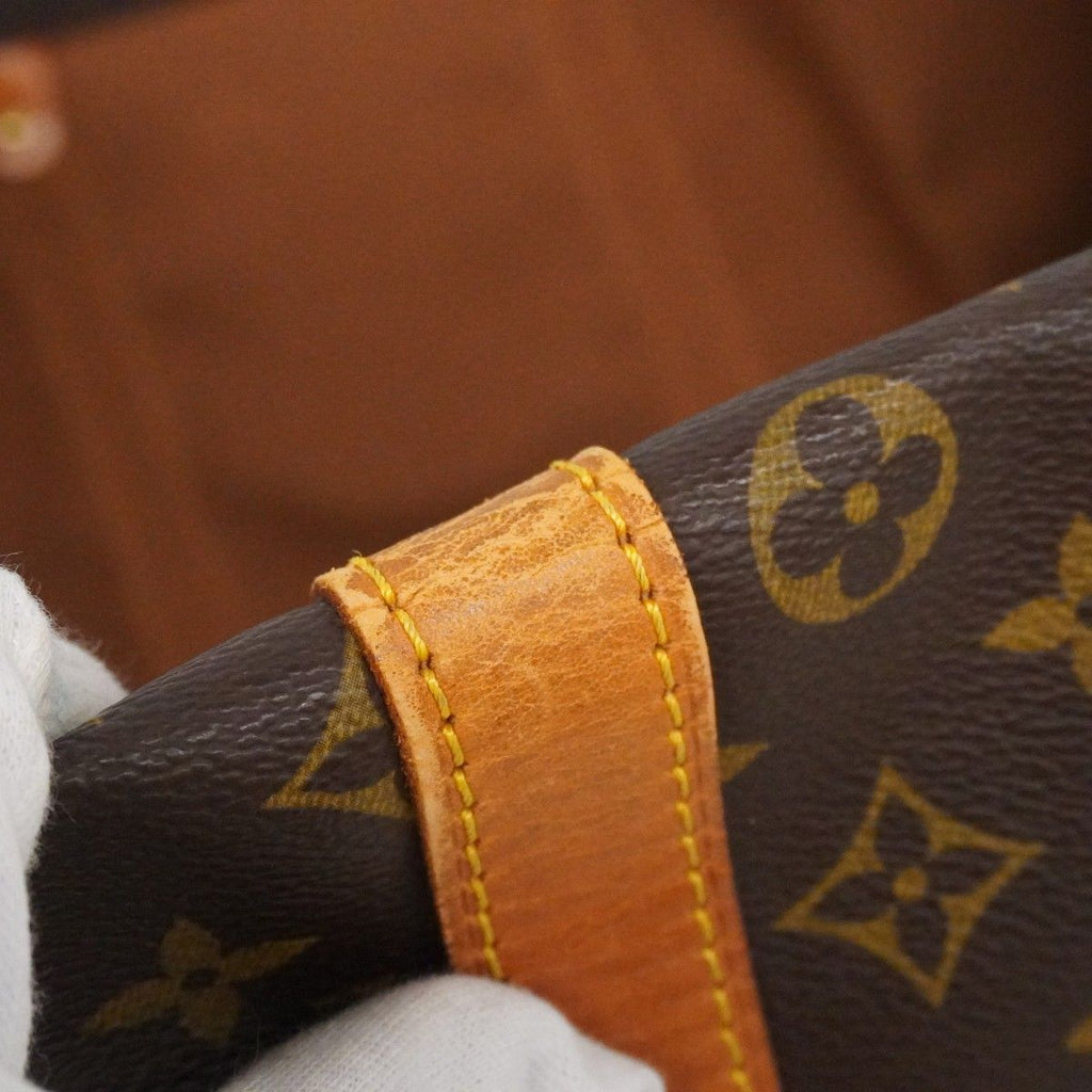 Louis Vuitton Boston Bag Monogram Keepall Bandouliere 55 Brown — view 7